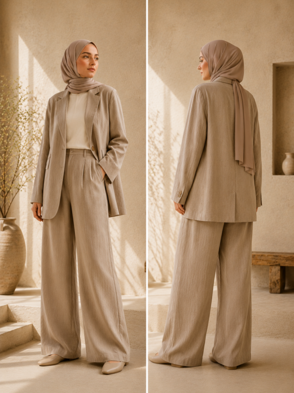 Tailored Linen Co-ord Set