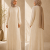Pleated Maxi Dress