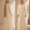 Pleated Maxi Dress